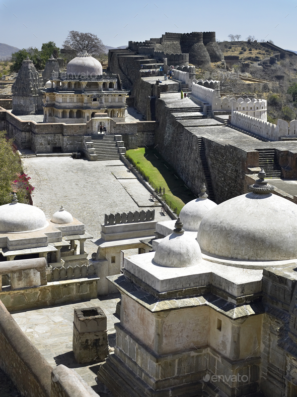 Kumbhalgarth Fortress - Rajasthan - India - Stock Photo - Images