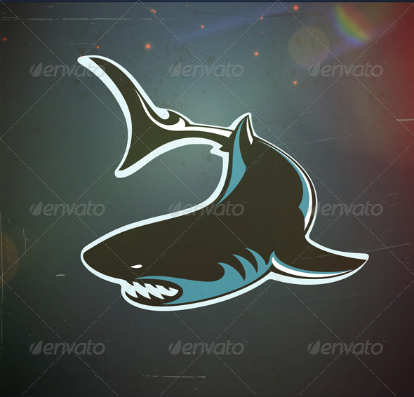 Angry Shark - Animals Characters