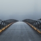 London&#39;s Millennium Bridge on a morning of heavy fog - PhotoDune Item for Sale