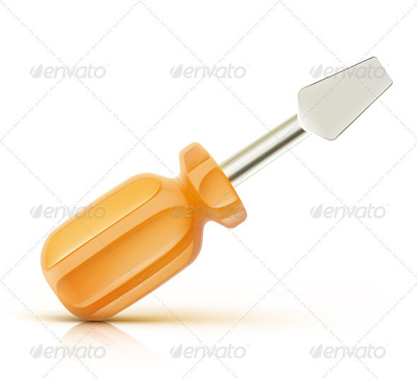 Screwdriver Icon - Objects Vectors