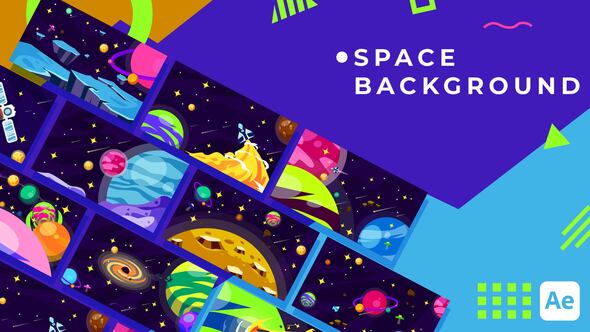 Space Background Animation | After Effects