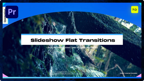 Slideshow Flat Transitions For Premiere Pro