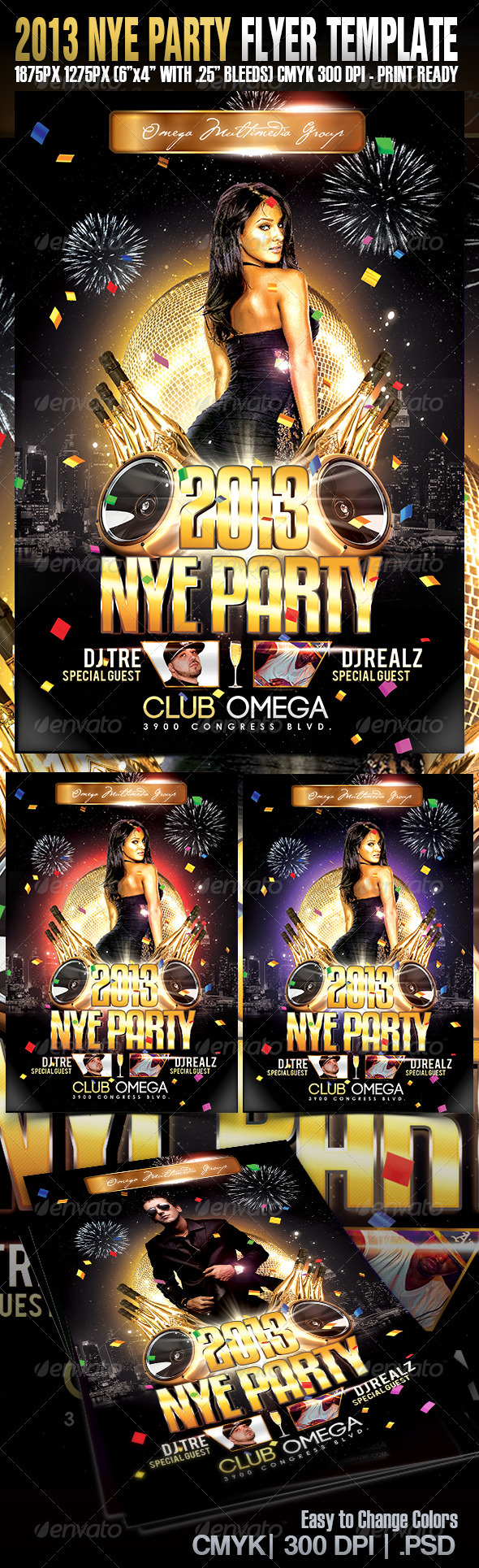 NYE13 - Events Flyers