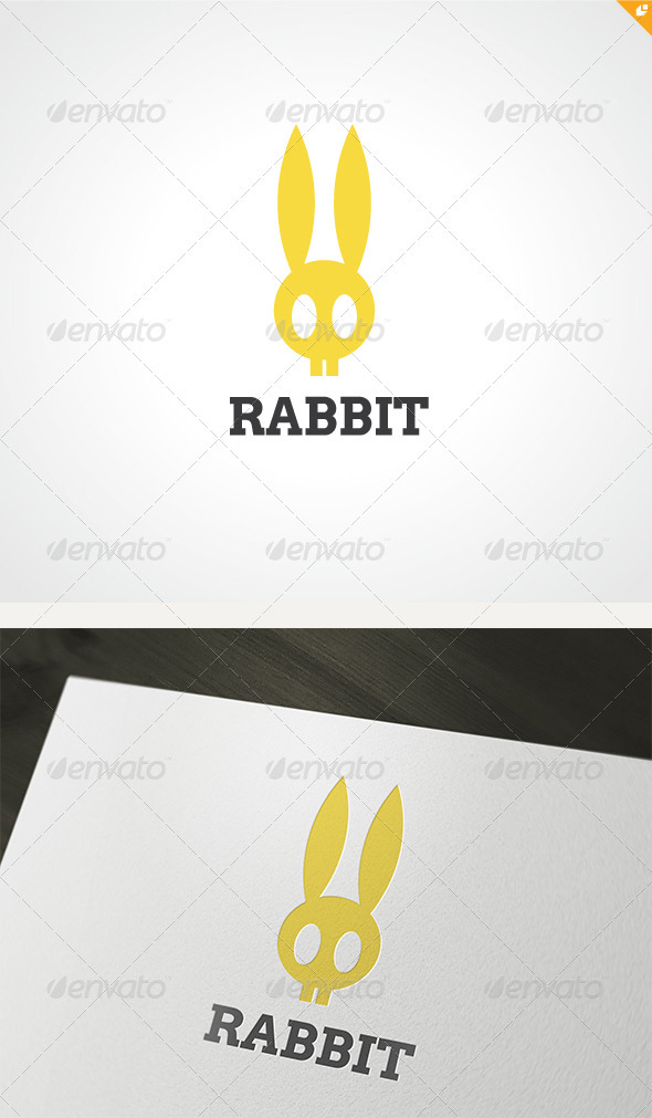 Rabbit Logo - Animals Logo Templates