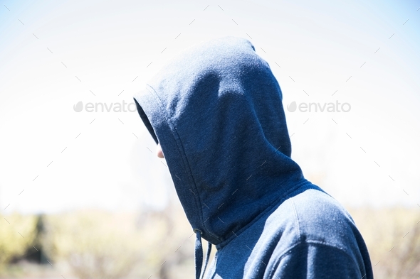 Man in a hoodie