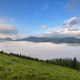 Foggy morning in the Carpathian mountains - PhotoDune Item for Sale