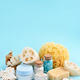 Spa accessories - sea salt, cream, sea sponge, soap and shells in cosmetics set - PhotoDune Item for Sale