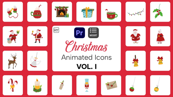 Christmas Icons Vol. I For Premiere Pro