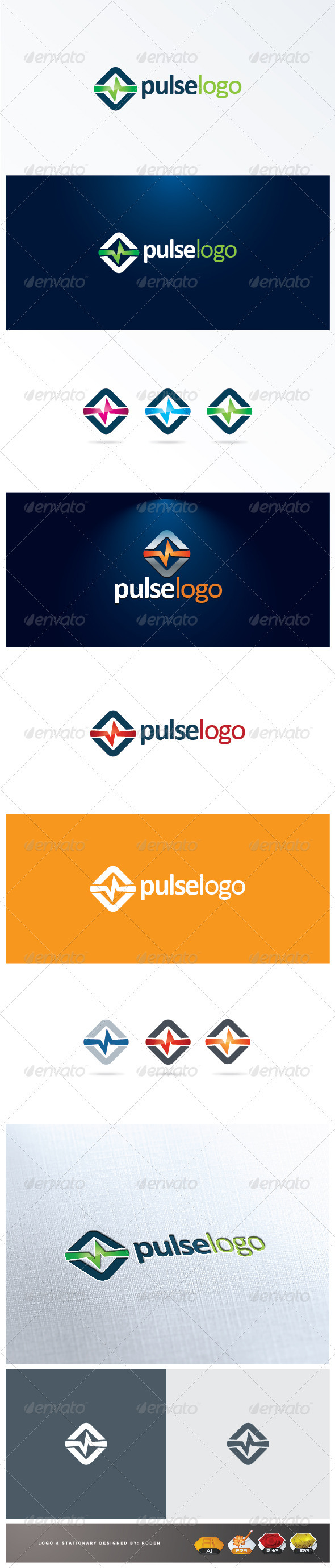 Pulse logo - Symbols Logo Templates