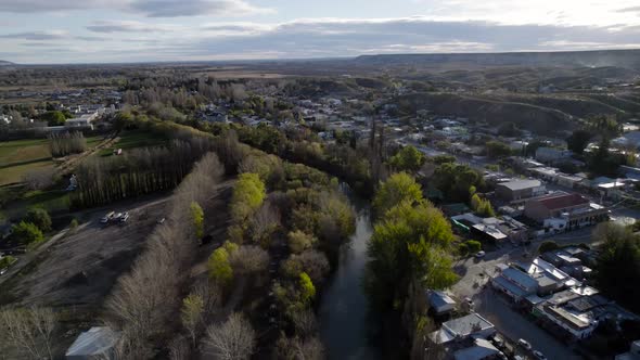 water channel in a farming village alt