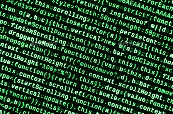 JavaScript code in text editor Stock Photo by Mehaniq41 | PhotoDune