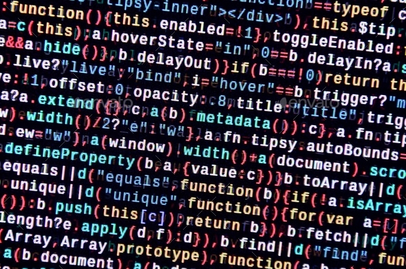 Javascript functions, variables, objects Stock Photo by Mehaniq41 ...