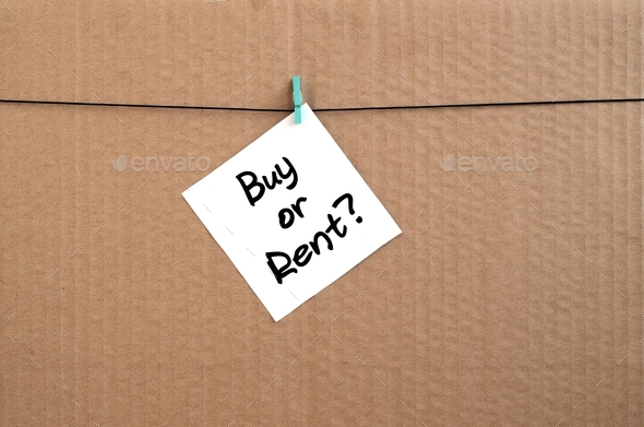 Buy or rent - Stock Photo - Images