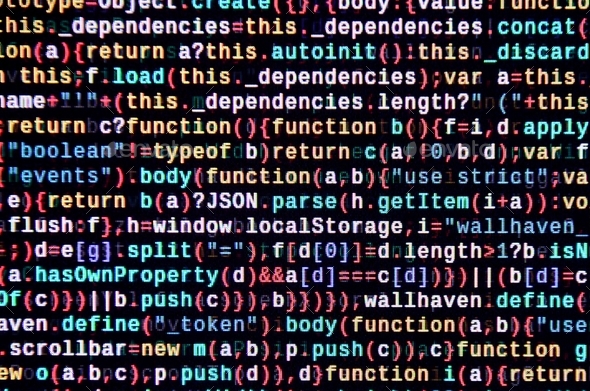 Javascript functions, variables, objects Stock Photo by Mehaniq41 ...