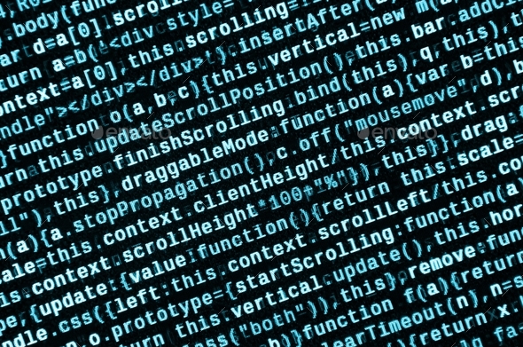 JavaScript code in text editor Stock Photo by Mehaniq41 | PhotoDune