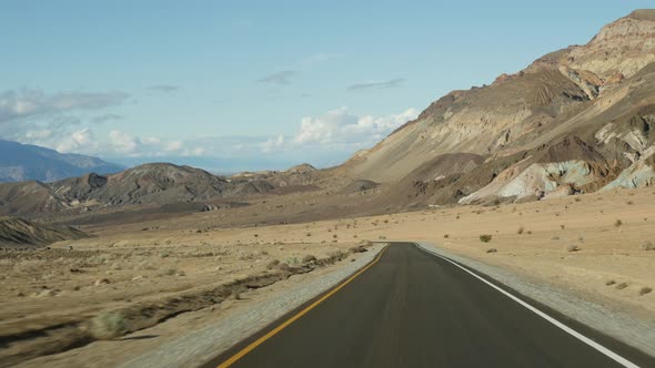 Road Trip to Death Valley Artists Palette Drive California USA