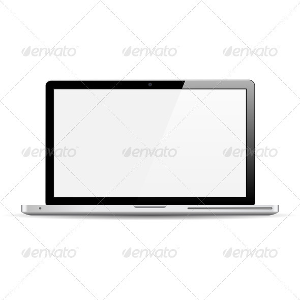 Modern Laptop - Computers Technology