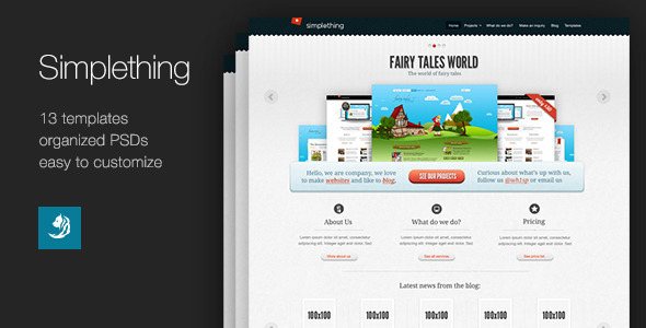 Simplething - a - ThemeForest 2668664