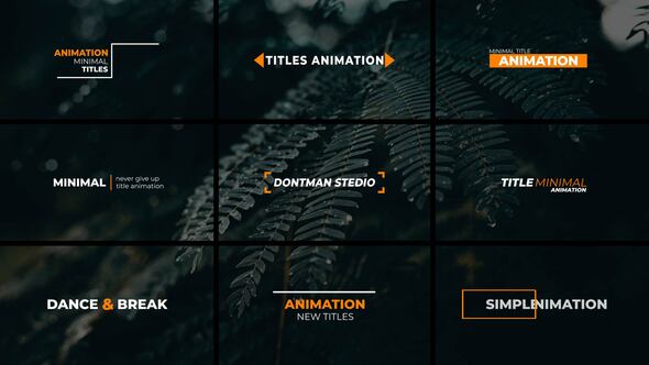 Minimal Titles 2.0 | FCPX & Apple Motion