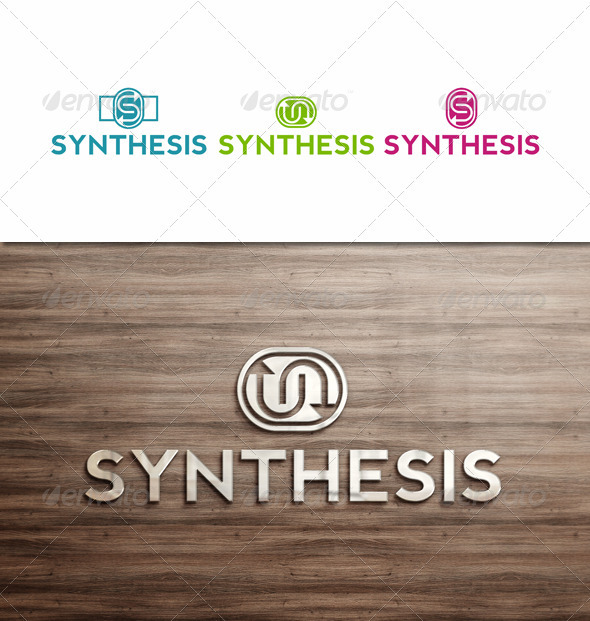 Synthesis Business Logo in 3 versions - Letters Logo Templates