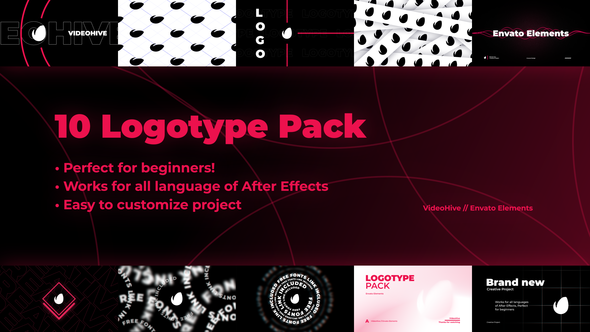 10 Nice Logotype Pack | After Effects