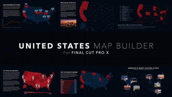 US Map Builder for Final Cut Pro