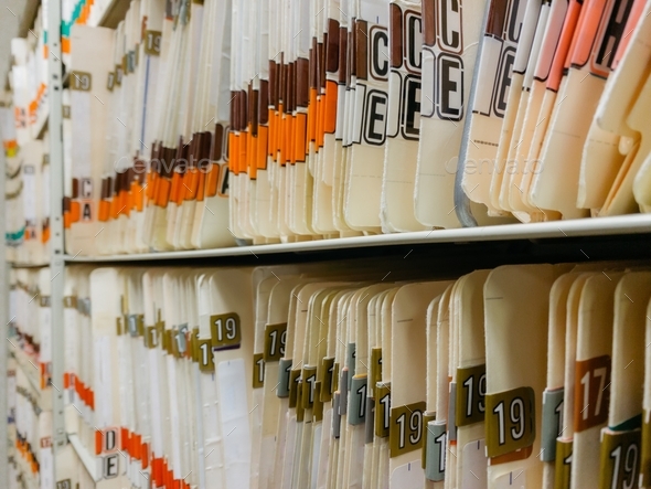 Medical records, pile of patient charts Stock Photo by rohaneh | PhotoDune