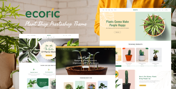 Ecoric – MultiPurpose Plant Store Prestashop Theme