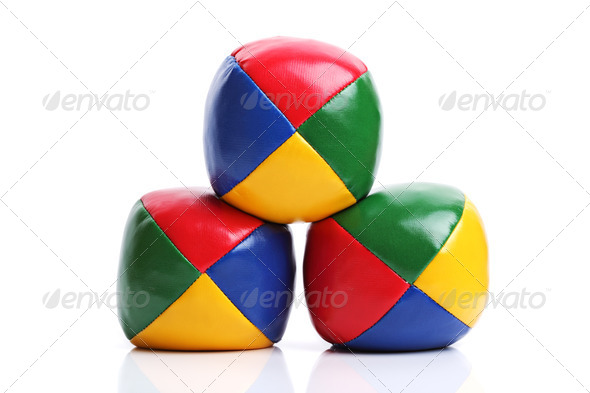 Juggling balls - Stock Photo - Images
