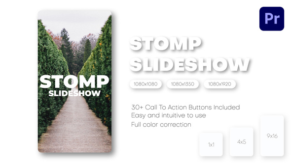 Stomp Slideshow - Instagram Reels, TikTok Post, Short Stories