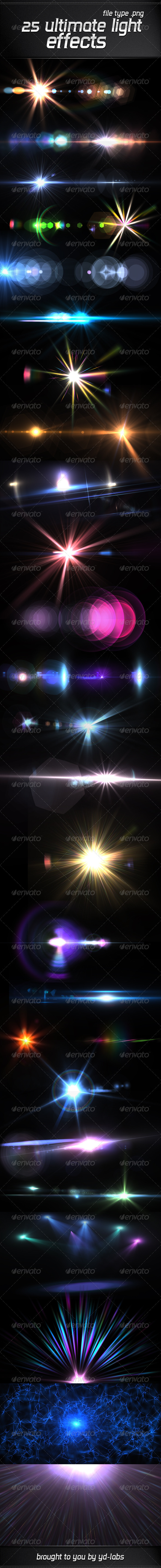 25 Ultimate Light Effects Volume 4 - Decorative Graphics