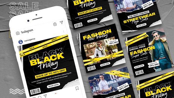Fashion Black Friday Social Media Banner