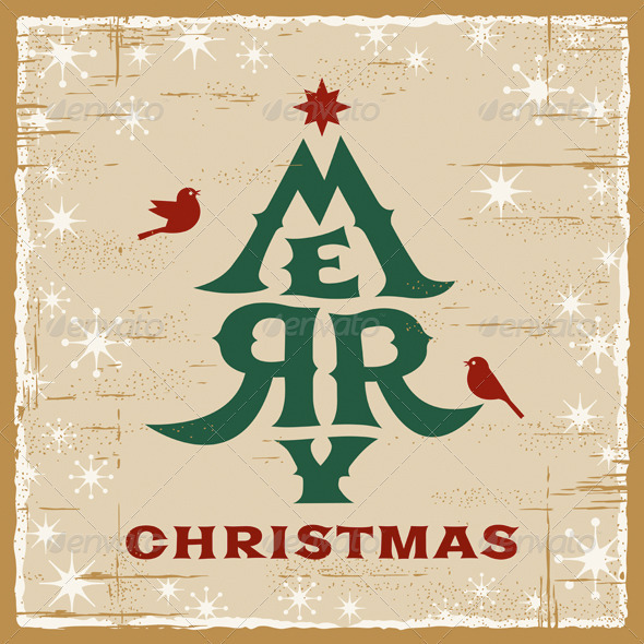 Vintage Christmas Card - Christmas Seasons/Holidays