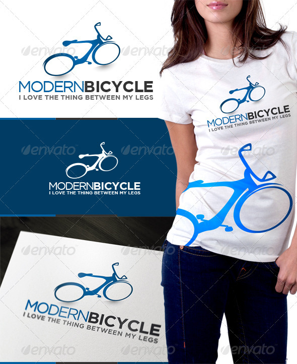 Modern Bicycle - Objects Logo Templates