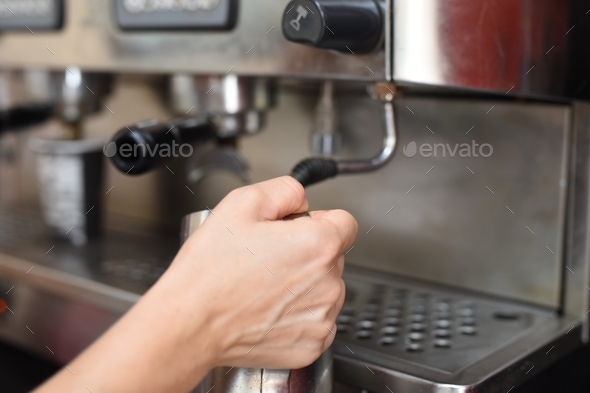 Coffee machine  - Stock Photo - Images