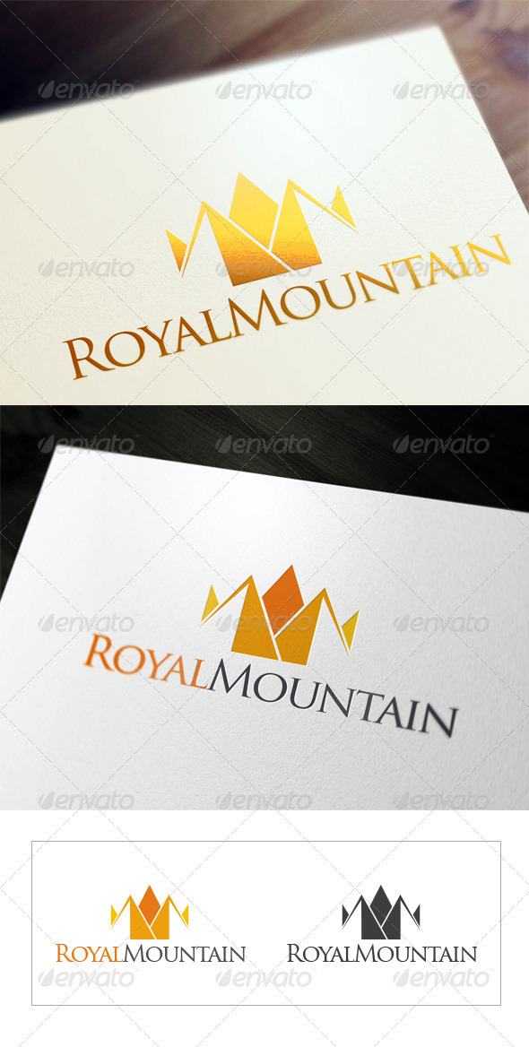 Royal Mountain - Objects Logo Templates