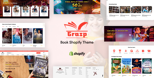 Grasp - Book Store Shopify Theme