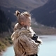 Young viking in the Wolfskin cloak  - PhotoDune Item for Sale