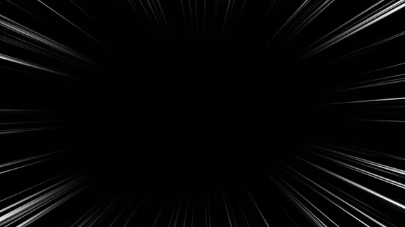 Manga, anime style comic speed lines with alpha channel. alt