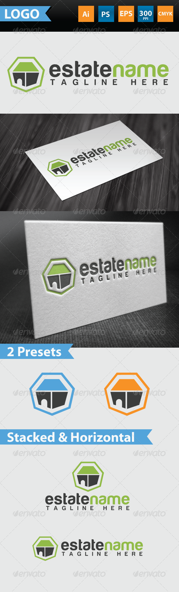 Estate Logo - Buildings Logo Templates