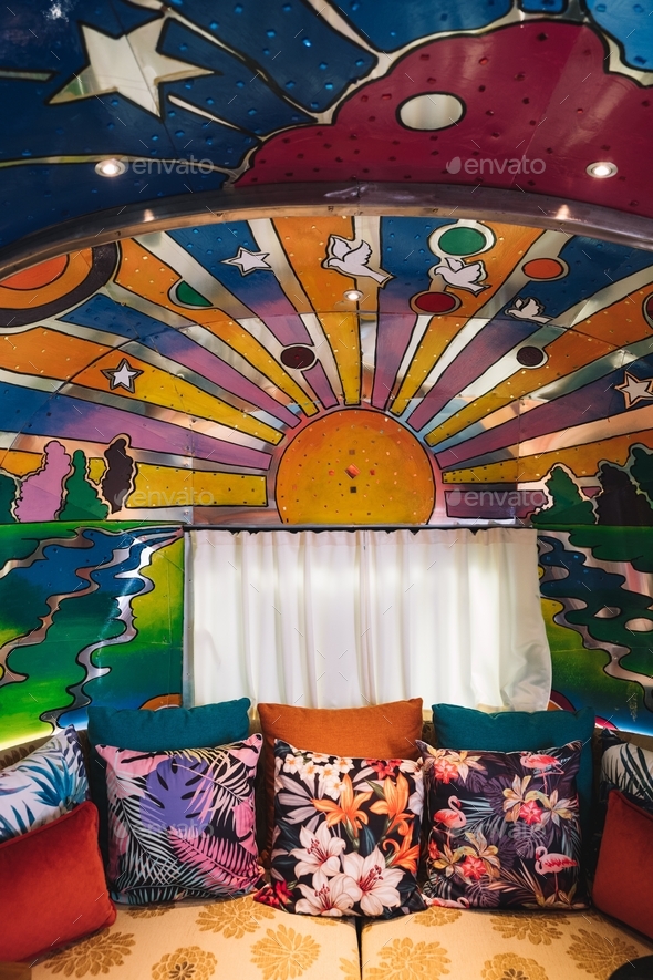 80's style living room Stock Photo by wikornr PhotoDune