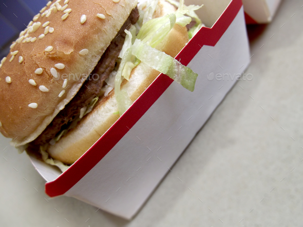 Big Mac hamburger from McDonalds