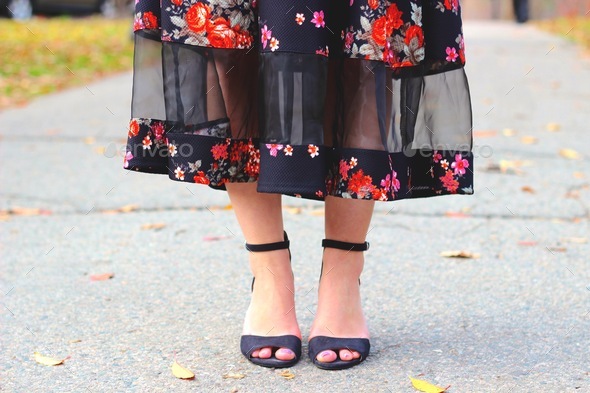 Floral Skirt - Stock Photo - Images