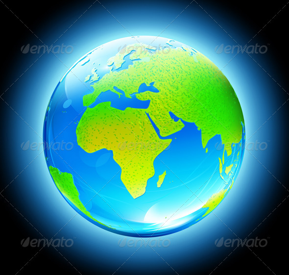 Earth Globe - Conceptual Vectors