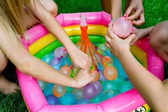 Water balloon games for kids.