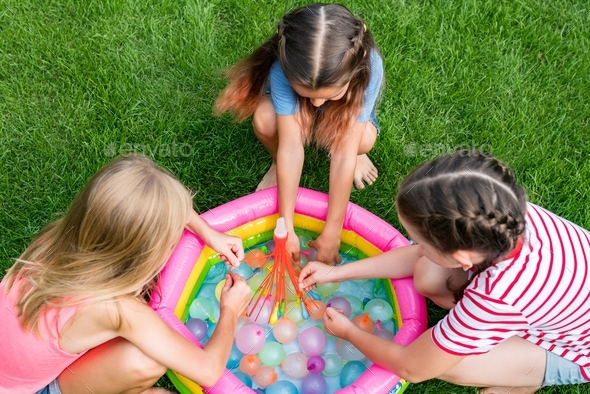 Water balloon games for kids.