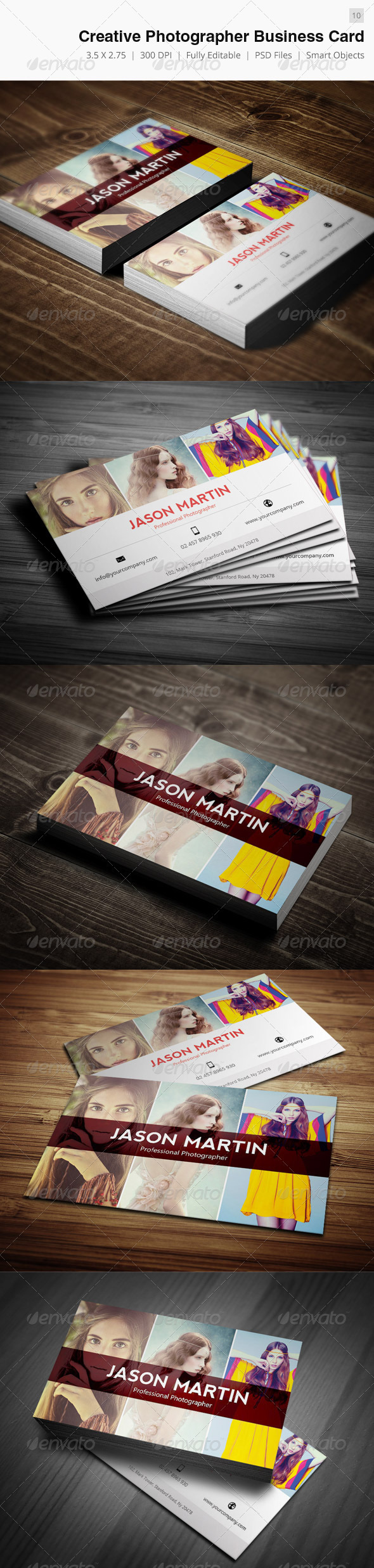 Creative Photographer Business Card - 10 - Creative Business Cards