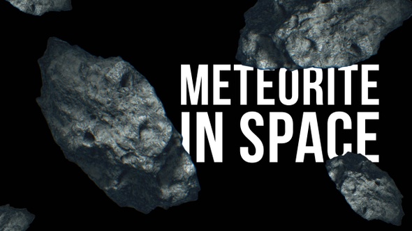 Meteorite In Space