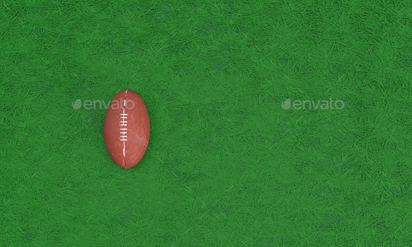 football brown color field grass green color copy space stadium symbol superbowl american football g - Stock Photo - Images