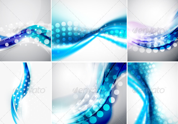 Smooth Blue Backgrounds - Backgrounds Decorative